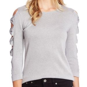 CeCe Silver Heather Sweater